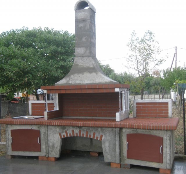 28-9-2011 ������� - ����������� bbq (sk 1004 ) �� ������� ��������- garden brick barbecue - барбекю